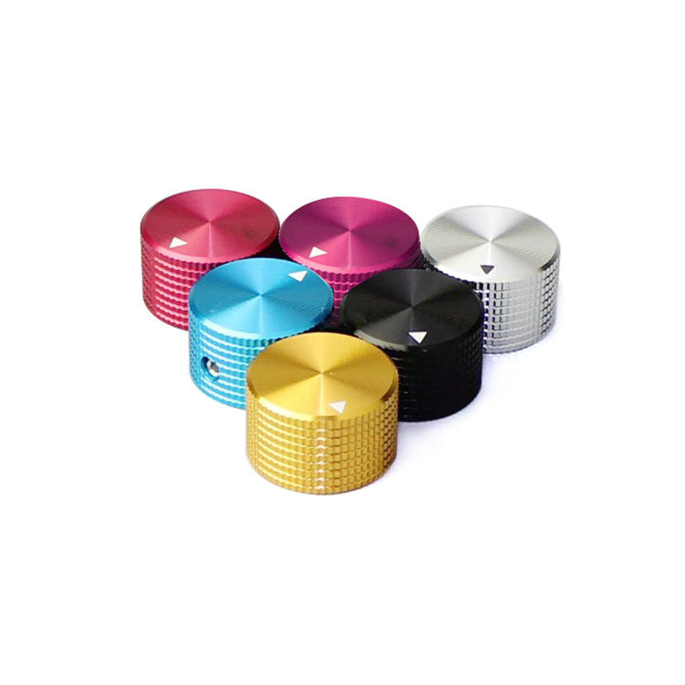 Anpassung aus Edelstahl Messing Volumenknopf Aluminium Knurled Potentiometer Knopf für elektronische Teil