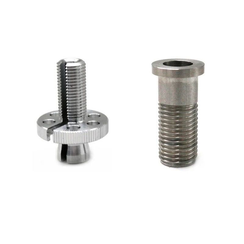 Hohe Qualität OEM CNC gefertigt Metall Kunststoffteile Edelstahl Zubehör Prototyp Service Bohrverfahren Ma